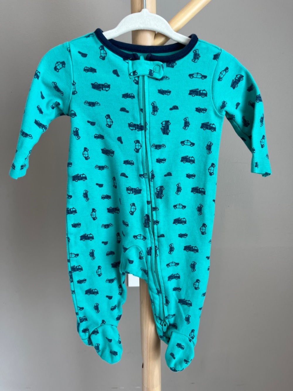 ⭐️⭐️PICK 5 / $20 Simple Joys Baby One-Piece Footed Pajamas with Car Print 0-3M
